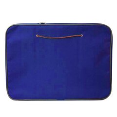 
          Папка с ручками 1 отделение, А3, КАНЦБУРГ, текстиль, ручка шнурок, круговая молния, "Творчество", фиолетовый