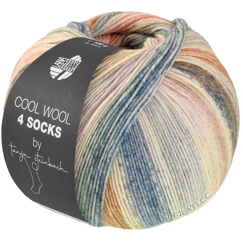 Lana Grossa Cool Wool Print 4 Socks 7768