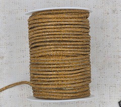 Шнур декоративный со стразами, d 4 мм