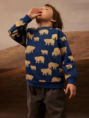 Утеплённый свитшот Mjölk Бурые мишки