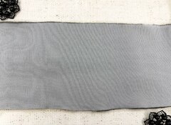 Подвязы трикотажные, ш. 14 см, L 123 см, светло-серый