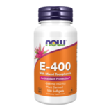 Витамин E со смешанными токоферолами, Vitamin E-400, Now Foods, 100 капсул 1