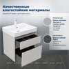 Aquanet 348187 Тумба с раковиной Nova Lite 2.0 60 2 ящ. цв. бежевый (348187)