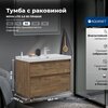 Aquanet 365928 Тумба с раковиной Nova Lite 2.0 90 R 2 ящ. цв. дуб рустикальный (365928)