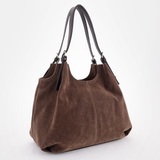 Сумка Саломея 456 эко-замша шоколад