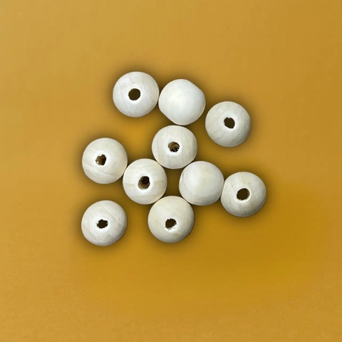 бусина, дерево, размер 14мм, 10шт