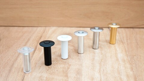 Упор дверной скрытый магнитный FANTOM PREMIUM HGT001. Прозрачный