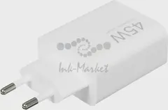 Сетевое зар./устр. Xiaomi BHR07SLEU 45W 4.1A (PD) USB-A универсальное белый — фото 3