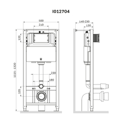 Инсталляция для подвесного унитаза AM.PM PRO - I012704
