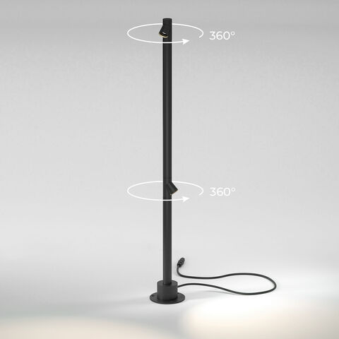 Ландшафтный светодиодный светильник Elektrostandard Rone 35175/F черный