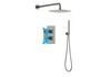 Aquatek AQ1376BGM AQ1376BGM ЕВРОПА Set 3 в 1 душевой комплект, шлиф. черный хром