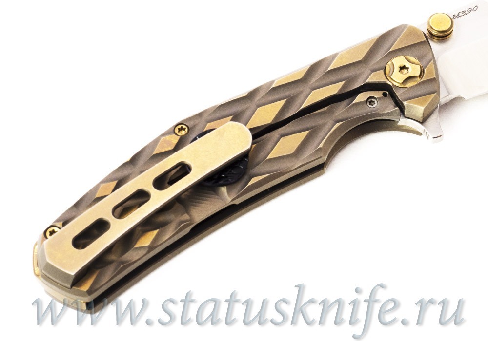 Нож TFK Stone F1 M390 Titanium Bronze
