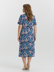 4536 Халат на пуговицах