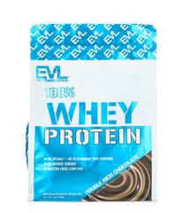 EVLution Nutrition 100% сывороточный протеин, шоколад двойной насыщенности, 454 г (1 фунт)