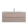 BelBagno MARINO-CER-N-1200-2C-SO-RG-P MARINO-CER-N База под раковину подвесная с двумя выкатными ящиками, Rovere Grigio, 1196x460x500, MARINO-CER-N-1200-2C-SO-RG-P