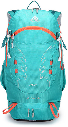 Картинка рюкзак туристический Ai One 1869 light blue-orange - 4