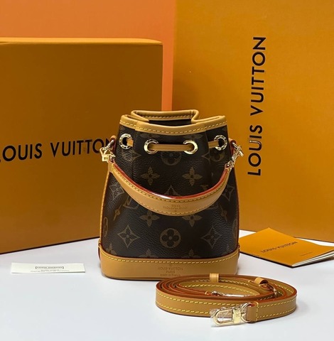 Сумка Louis Vuitton Nano Noé, коричневый