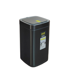EKO EK9252P-12L-MBS Мусорное ведро сенсорное 12 литров, черный сатин фото