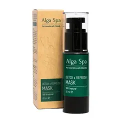 Маска Alga Spa высококонцентрированная ДЕТОКС и ОБНОВЛЕНИЕ с метаболитами «DETOX&REFRESH MASK», 30мл