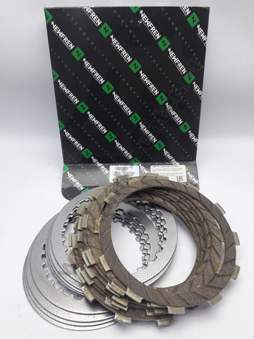 F2927AC Комплект дисков сцепления мото (фрикционные + металлические) (FCS0377/2)  NEWFREN