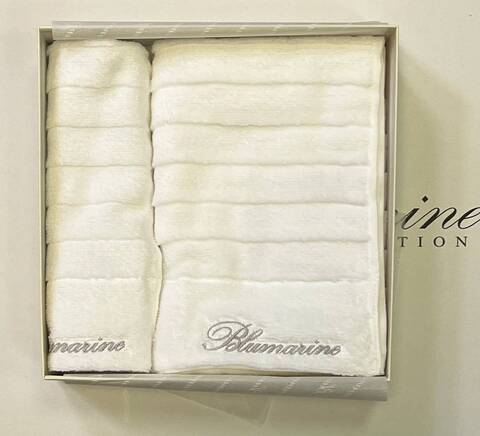 Комплект полотенец 2шт Blumarine Mademoiselle Bianco белый