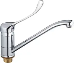 Смеситель для раковины с хирургической ручкой Haiba HB4954 латунь, хром