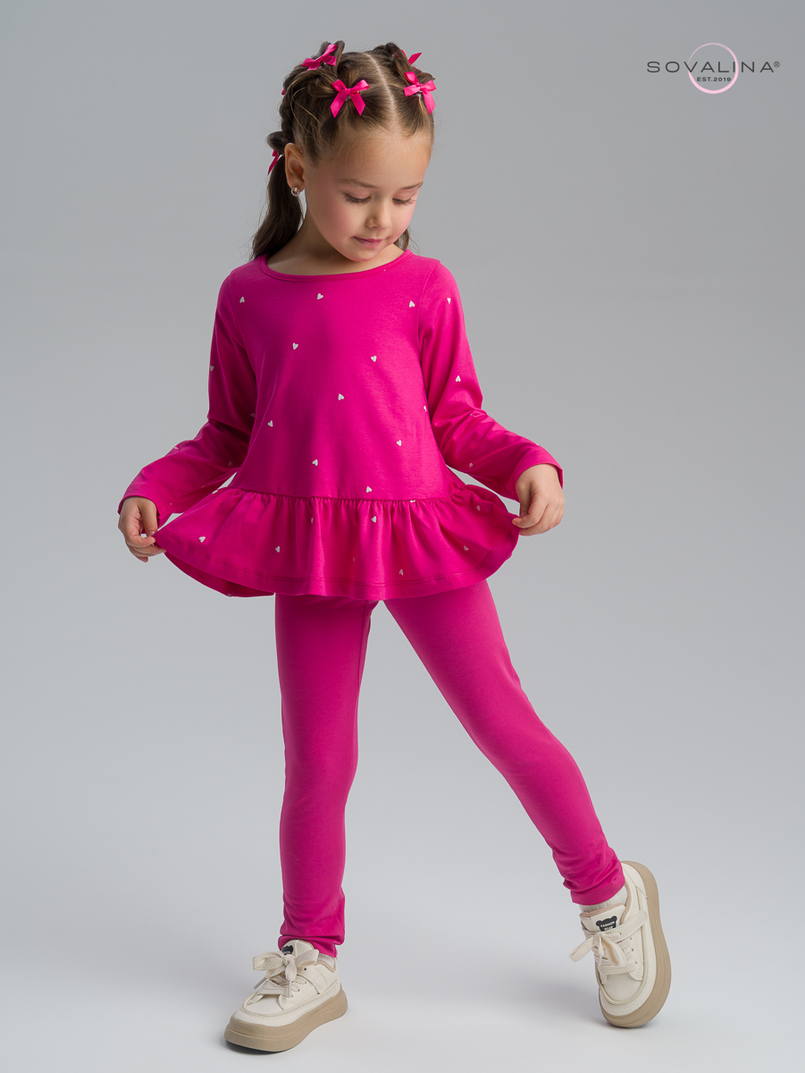 Костюм Алиса SG сердечки барби-фуксия