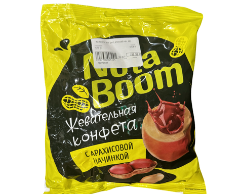 Жев.Конфета Нота Бум с арахисовой нач. вес