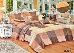 Бесшовное постельное бельё, креп-жатка, 1,5 спальное, комплект К-007