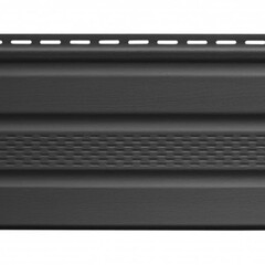 Софит к сайдингу Альта-Профиль Т-20 центральная перфорация Графит 3000х240 мм