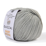 Пряжа Gazzal Baby Wool 817 серый