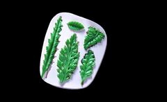 Силиконовый молд Набор фактурных листьев