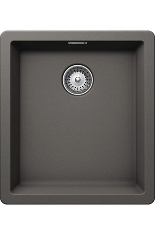 Schock Greenwich 45 Cristadur 406х456 (подстольный монтаж) серебристый камень