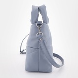 Сумка Саломея 199 гладкий серо-голубой