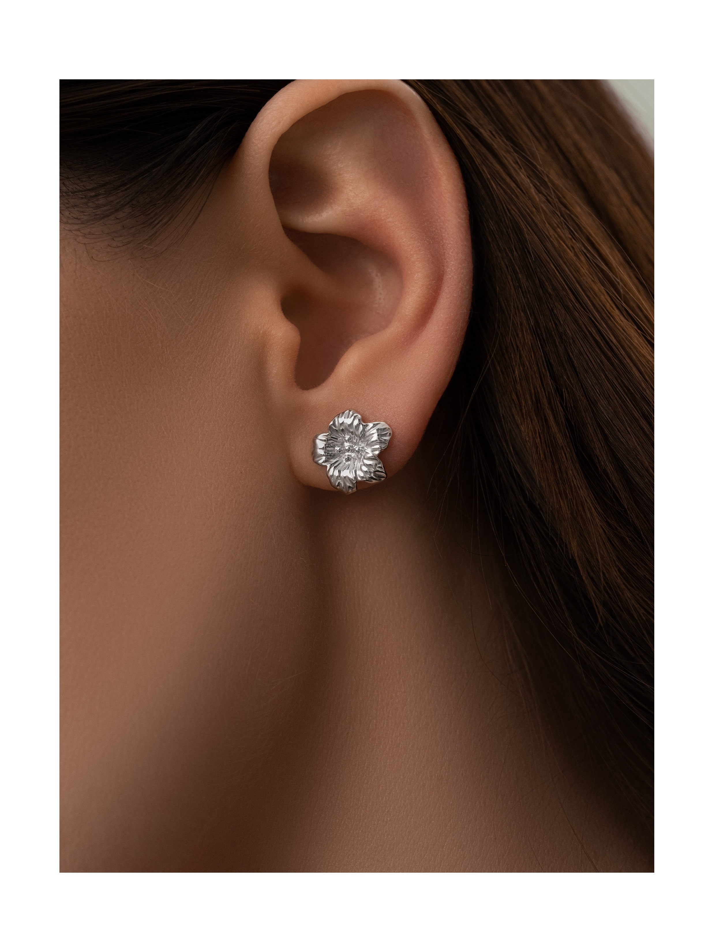 Серьги Олеандр