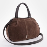 Сумка Саломея 479 эко-замша шоколад