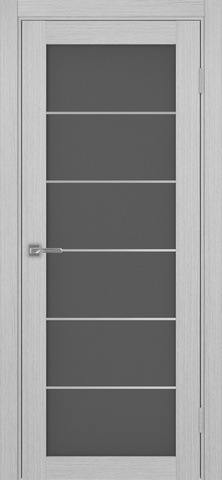 Турин_501АСС.2 молдинг алюм.хром.30 ЭКО-шпон Дуб серый FL-Графит матовое