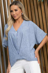 Блуза Свобода мысли (голубая) Б15398-7М LT Collection