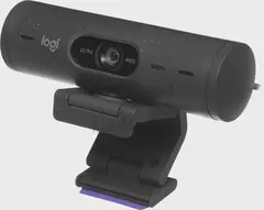Камера Web Logitech HD Webcam Brio 500 черный 4Mpix (1920x1080) USB Type-C с микрофоном (960-001423) — фото 1