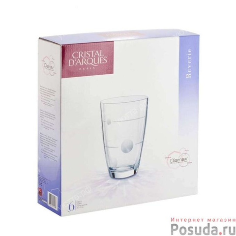 Набор стаканов Cristal D'arques Мечта 360 мл высокие (6 шт) - купить 1
