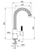 Смеситель для раковины Cezares OLIMP OLIMP-LSM2-03/24-L