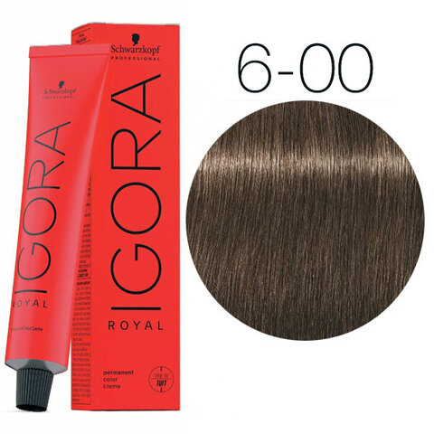 Schwarzkopf Igora Royal New 6-00 (Темный русый натуральный экстра) - Краска для волос