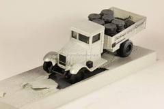 ZIS-5 Road of Life Defend city Lenin 6 barrels white LOMO-AVM 1:43