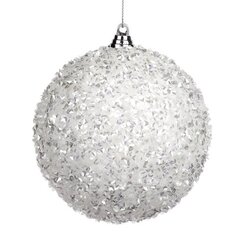 Шар с эффектом фольги 10см Goodwill Glitter Foil Ball белый