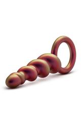 Коричневый анальный стимулятор Spiral Loop Copper Anal Plug - 13,3 см. - 