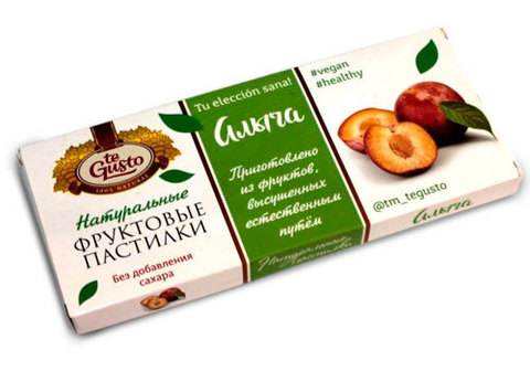 Пастилки из алычи Te Gusto, 40г