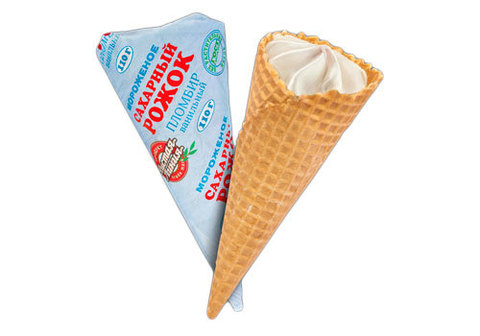 Рожок "Гигант" ваниль, 110г