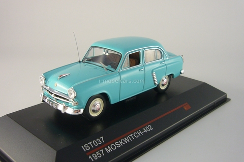 Moskvich-402 blue 1962 IST037 IST Models 1:43