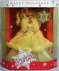 Кукла Барби коллекционная Barbie 1989 Happy Holidays