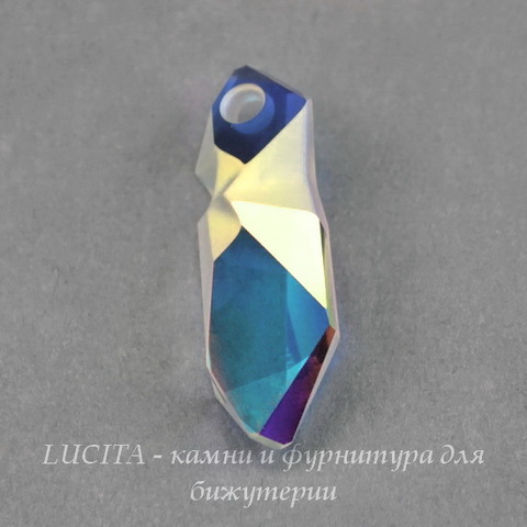 6912 Подвеска Сваровски Kaputt Crystal AB (28 мм) С подписью  Jean Paul GAULTIER